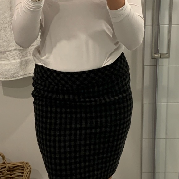 JACOB | Checkered skirt - wool - Picture 4 of 5